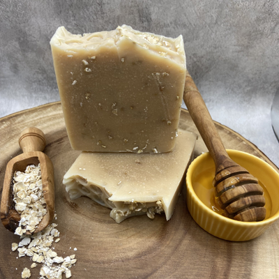 Goats Milk Honey and Oat Soap