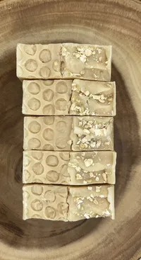 goats milk honey and oat soap