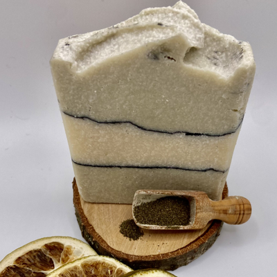 Green Clay and Shea Butter Salt Soap