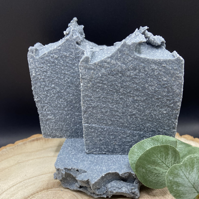 Mint and Charcoal Salt Soap